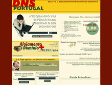 Tablet Screenshot of dnsportugal.com